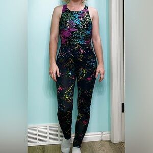 Colorful Neon Spandex top and leggings